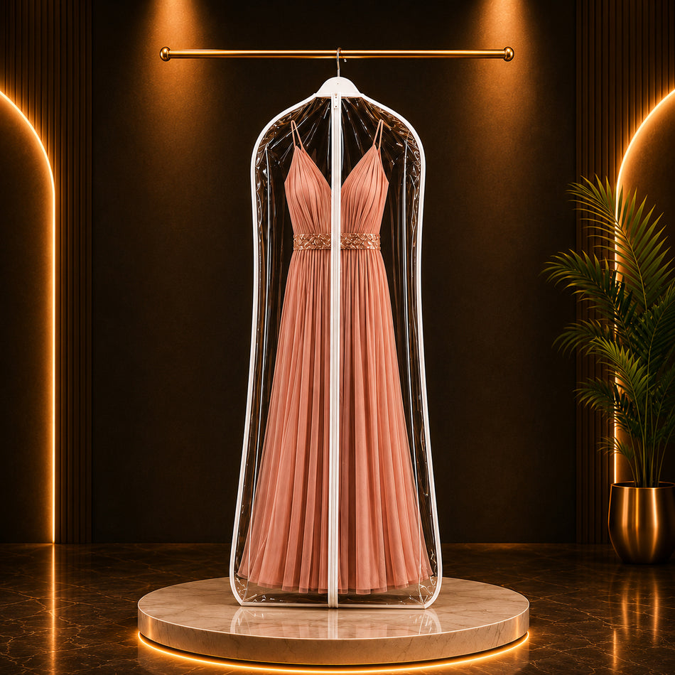 Clear Vinyl Suit, Dress & Coat Bags