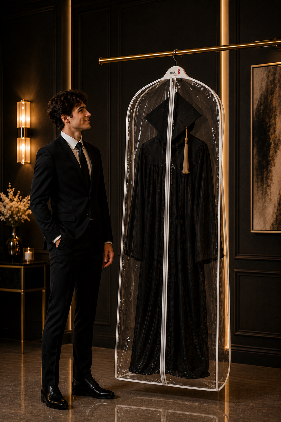 Clear Vinyl Vestment  & Graduation Gown Garment Bags