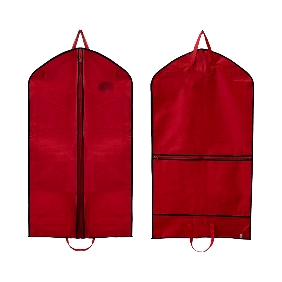 Red Fur Jacket Size Gusseted Bags
